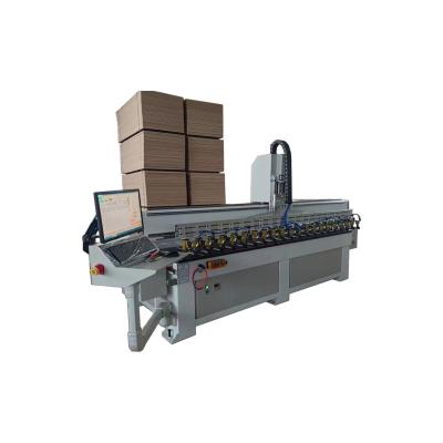China 600-3000mm Pet Polyester Fiber Acoustic Panels Machine Soundproof Wall Panel Sound Absorbing Nailing Machine for sale