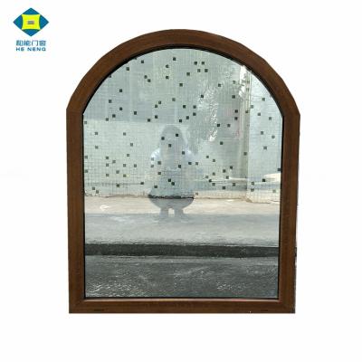 China Folding Screen Hot Item 2020 Popular High Quality Fixed UPVC Top Arch Window for sale