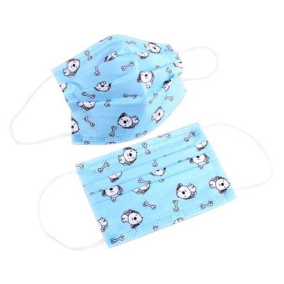 Chine Le triple pliable pose les masques protecteurs jetables des enfants 22gsm à vendre