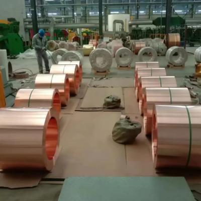 China 0.55mm Thickness Battery Copper Strip Copper Sheet Coil Tape for sale