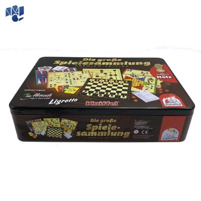 China Big room to pack 2022 popular game card tin box packaging puzzle box with carton material factory manufacturing gift packaging for sale