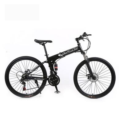 China Big Folding Bicycle Discount Factory Supply 21 Speed Steel Frame Kids Bike Mountain Bike for sale