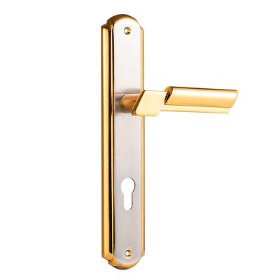 China Traditional modern gold and silver door pulls used on front entrances screen storm door handle replacement for sale