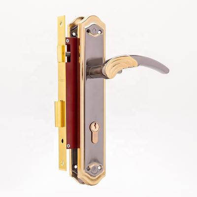 China 2022 Hot Sales Rustic Bathroom Bedroom Interior Deadbolt Mortise Lock Set Double Handle Door Lock for sale