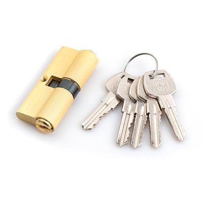 China 100mm European standards slot bluetooth smart electronic brass lock copper brass lock cylinder for sale