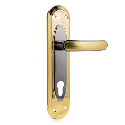 China European hardware traditional straight lever bar style door handle lock, interior aluminum door handles for sale