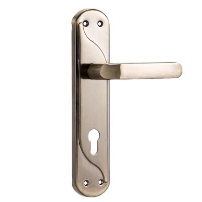 China Traditional Custom Wholesale Aluminum Square Bronze Main Door Interior Pull Handles Push for sale