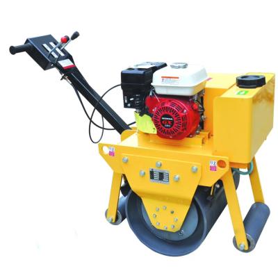 China Construction works Manual Compactor Mini Road Roller Small Double Drum Roller for sale
