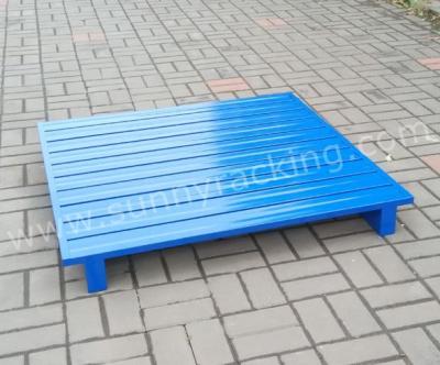 China Collapsible Stackable Movable Heavy Duty Steel Pallet Galvanized Steel Pallet Stackable Steel Pallet for sale