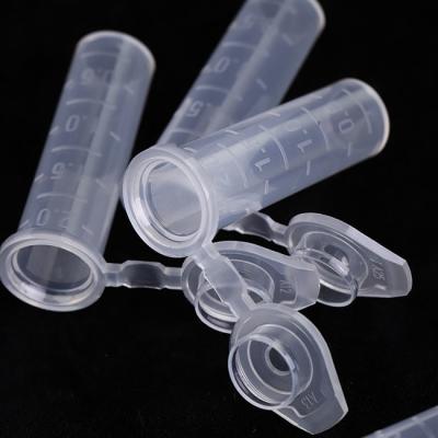 China Einweg 2 ml Mikrozentrifugenröhrchen, ISO13485 PP Zentrifugenröhrchen zu verkaufen