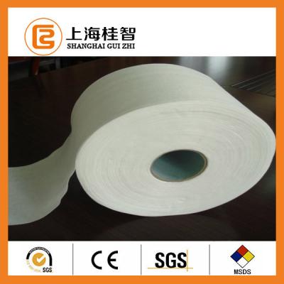 Китай Белое подгонянное сырье Nonwoven хлопка ткани полиэфира Non сплетенное продается