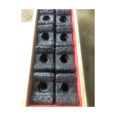China Construction works Cast Steel Hammer Machine Wear Parts Industrial Crusher Head for sale