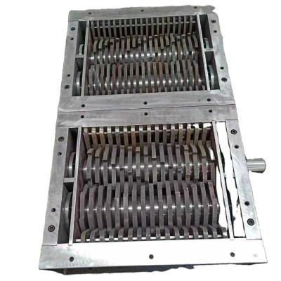 China Hotels mini shredder machine double shaft shredder box, shredder chamber, waste plastic shredder machine for sale
