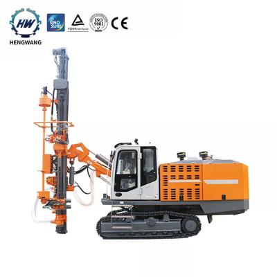 China Construction works DTH Drilling Rig Use 10 Meter Blow Rod Hole Drill Rig DTH Drill Rig for sale