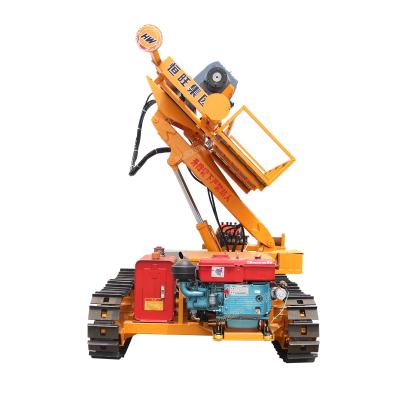 China Construction works Mine Drilling Rig 50m Hole Depth Rock Blast Hole Drill Rig For Mine Slope for sale