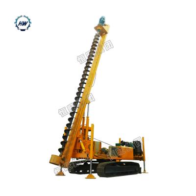 China Construction works Factory Supply Crawler Drill Hydraulic Spiral Piling Rig Pile Driver For Sale for sale