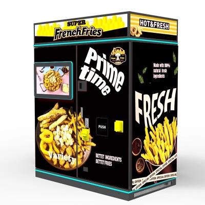 China French Fairries Vending Machine Automatic French Fryer Vending Machine French Fries Dispensing Machine for sale