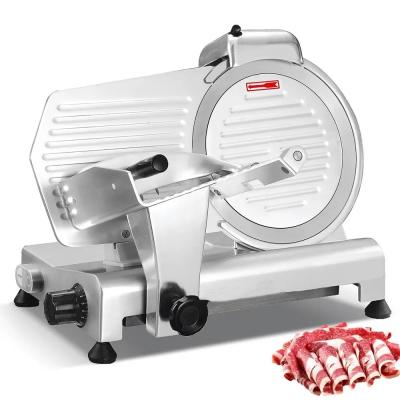 China Cortador de carne congelada de 300 mm Comercial de pollo carne de res salchicha de pescado Cortador de carne con cuchilla en venta
