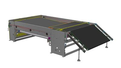 China High-precision Servo Control Cross Lapper met PLC systeem Te koop