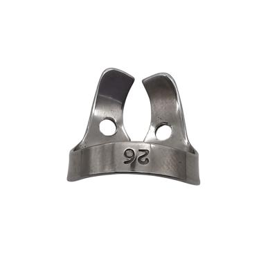 China Dental Stainless Steel Products High Quality Dental Surgical Instruments Rubber Dam Clamps/Barrier Clip 1pc/bag for sale