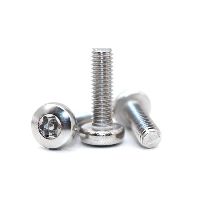 China Hot Sale 304 Pan M3*12mm Stainless Steel Pan Head Torx Screw Bolt Round Anti-theft Pan Head Torx Screws for sale