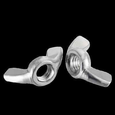 China Industry General Hot Sale 304 Stainless Steel Wing Nuts Edged Wings DIN314 M6 for sale