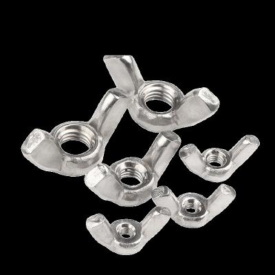 China Industry General Hot Sale 304 Stainless Steel Wing Nuts Edged Wings DIN314 M8 for sale