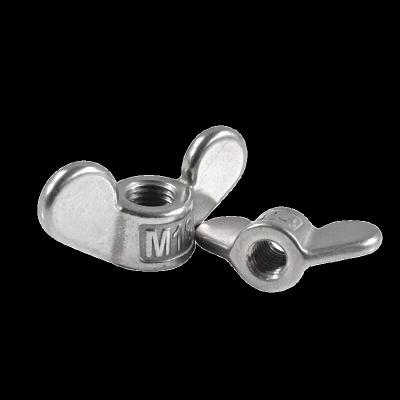 China Industry General Hot Sale 304 Stainless Steel Wing Nuts Round Wings DIN315 M6 for sale