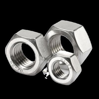 China Industry M12 DIN934 General Hot Sale 304 Stainless Steel Hex Nut for sale