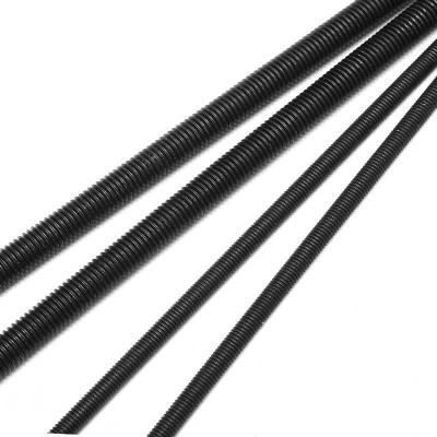 China General Industry Black Oxidized Hot Sale Grade8.8 Carbon Steel M6*1m Threaded Rod Bolts DIN976 for sale