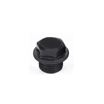 China Industry M14 High Quantity Hex Head Carbon Steel Oxidized Black Pipe Plugs DIN910 Plugs for sale