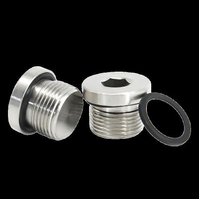 China High Quality Stainless Steel Oil Hydraulic Hex Cavity Sockets With ED Ring DIN3852 for sale