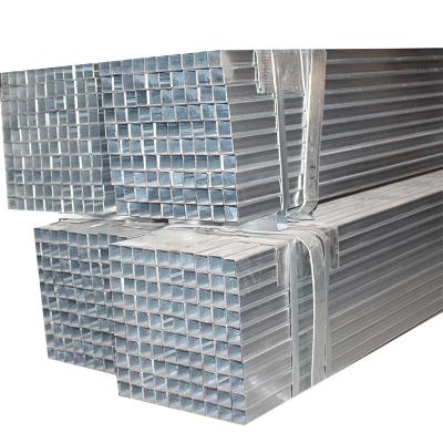 China ASTM A36 Pre-Galvanized Rectangular Welded Steel Tube MS Iron Square Pipe for sale