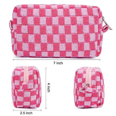 China Fashion New Arrival Women Cosmetic Bag Organizer Nylon Beauty Case Custom Mesh Cosmetic Bag Travel Zipper for sale