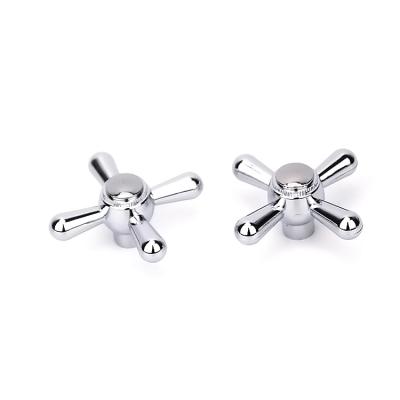 China Modern Plating Faucet Accessories Faucet Handle Cross Parts for sale