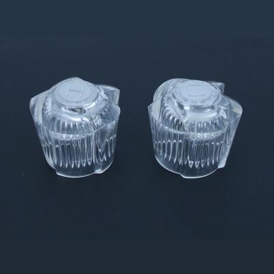 China Acrylic Transparent Faucet Windmill High Quality Handwheel Bath Room Accessories For Home for sale