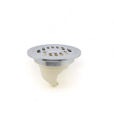 China Evidence of obstruction; anti-backflow; Anti - Back Smell Modern Custom Round Flat Floor Cover Strainer Bathroom Brass Filter Drain for sale