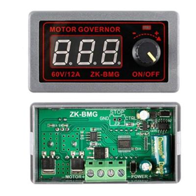 China PWM DC Motor Controller Adjustable Speed DC 9-60V 12V 24V 48V 12A Adjustable Speed DC 9-60V 12V 24V 48V 12A Duty Ratio Frequency Controller ZK-BMG ZK-BMG for sale