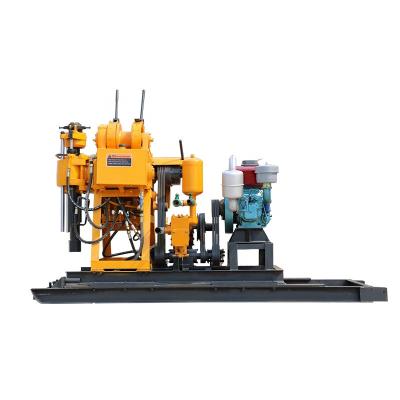 China Construction works diesel engine power water well drilling rig 200 meter depth portable core drill rigs for sale
