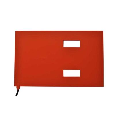 China Heater Parts Silicone Rubber Heat Blankets for Pipe or Tube Heating for sale