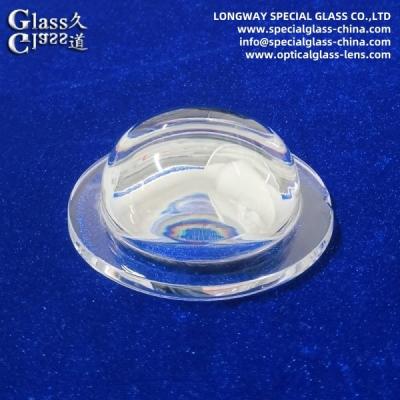 China Custom UV Resistant Borosilicate Glass Light Cover For Industrial Lighting for sale