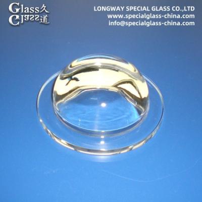 China OEM Optical Borosilicate Glass 3.3 Led Lighting Lens For Industrial Mining Lamp for sale