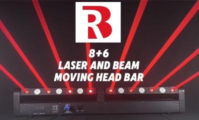 中国 6+8 ビームとレーザー 移動ヘッドライト 中国メーカー 販売のため