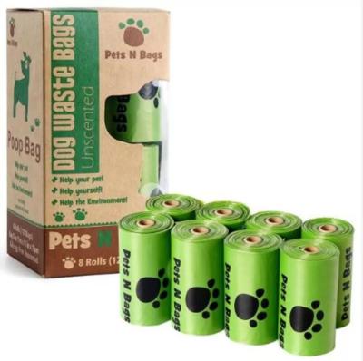 China Biodegradable 20 Micron PLA Water Soluble Poop Bags for sale