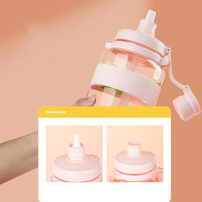 China Sustainable Sports Water Bottle Can Print Time Marker And Motivational Straw Bpa Free Custom Logo Eco-Friendly Water Bottle for sale