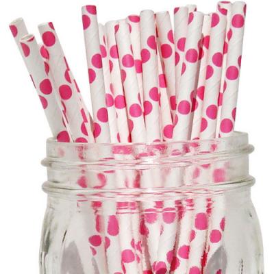 China Disposable Biodegradable White Paper Straw Eco Friendly Manufacturer Kraft Paper Straws for sale