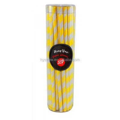 China Colorful Paper Drinking Straws Paper Package For PVC Box for sale