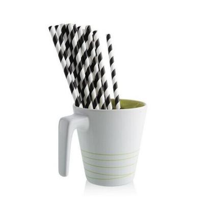 China Design Paper Drinking Straw Biodegradable Striped Products for sale