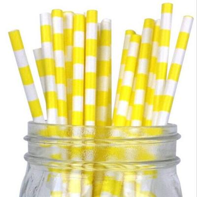 China Modern Eco-friendly Disposable Paper Drinking Straws Straws Art Printing Diameter For 8mm Paper Straws for sale
