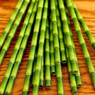 China Disposable Hot Sale Diameter For 8 Mm Biodegradable Drinking Paper Straws for sale